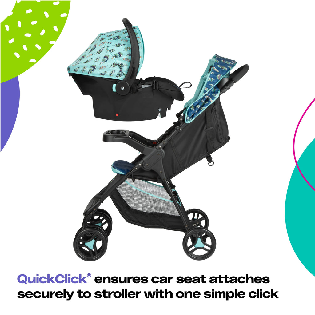 2025 Cosco Kids Lift & Stroll DX Sistema de viaje, flechas grises, para niños pequeños, unisex