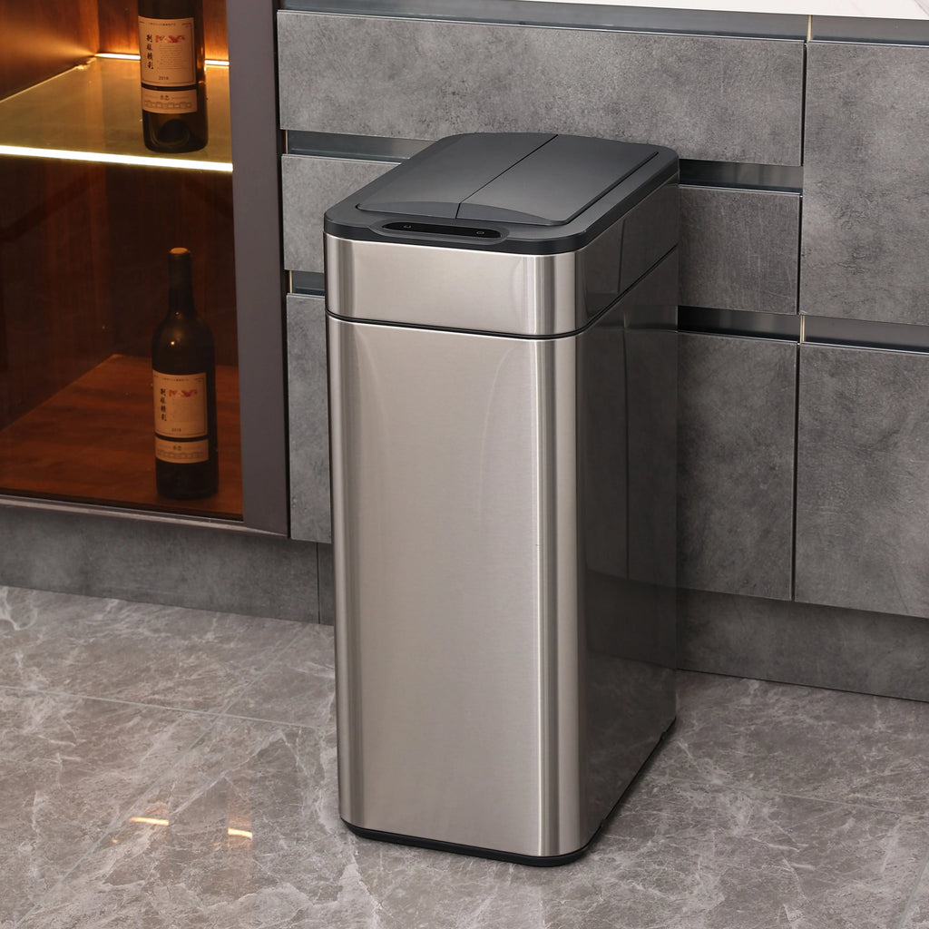 2025 Tacho de basura sensor alas 50L acero