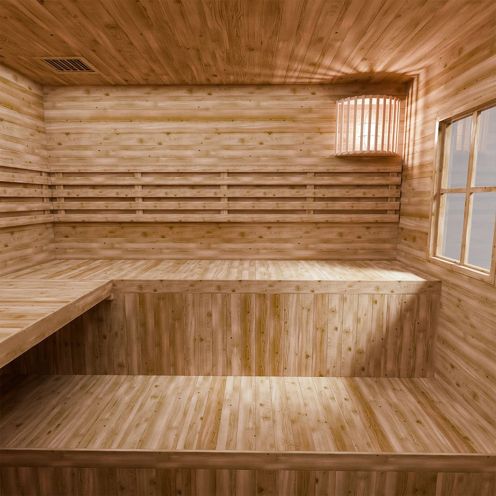 2025 Casa de sauna exterior Eldur - 8 kW