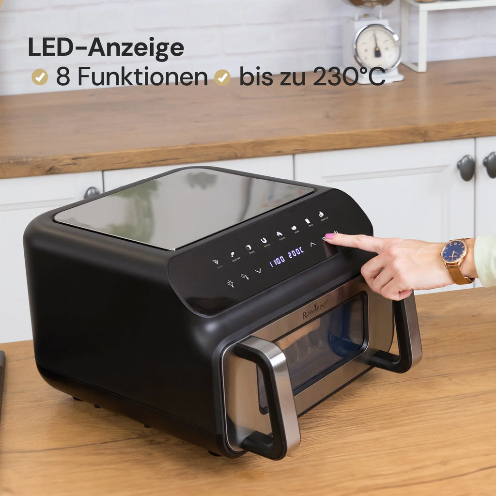 2025 Freidora de aire caliente Rosmarino Infinity MasterPro "5 en 1" – 10 L