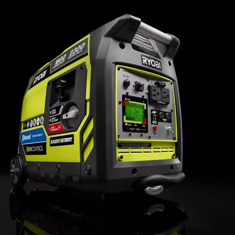 2025 Generador de gasolina súper silencioso de 2,300 watts con conectividad Bluetooth