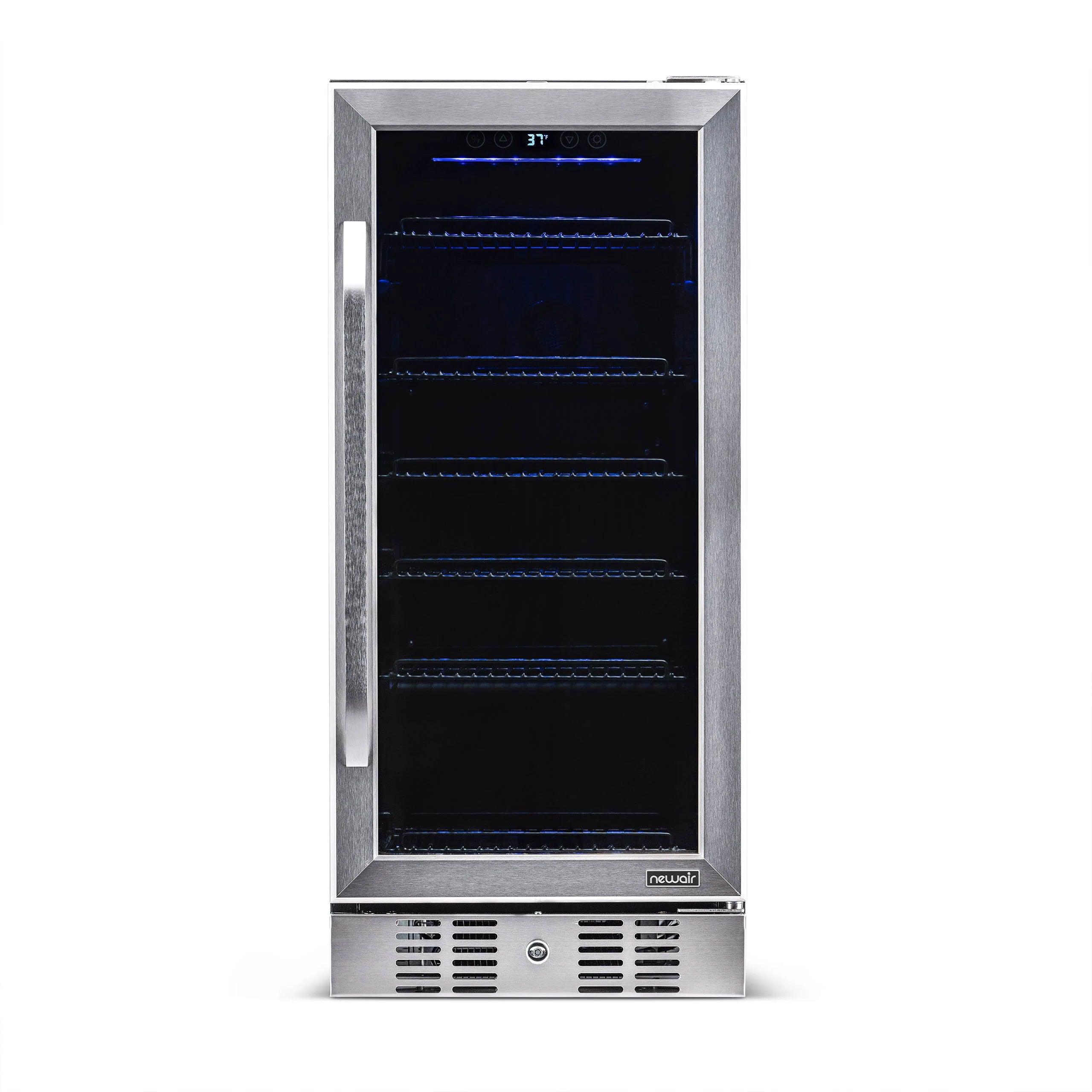 2025 Newair® Refrigerador de Bebidas Empotrable de Acero Inoxidable - 96 Latas - 15”