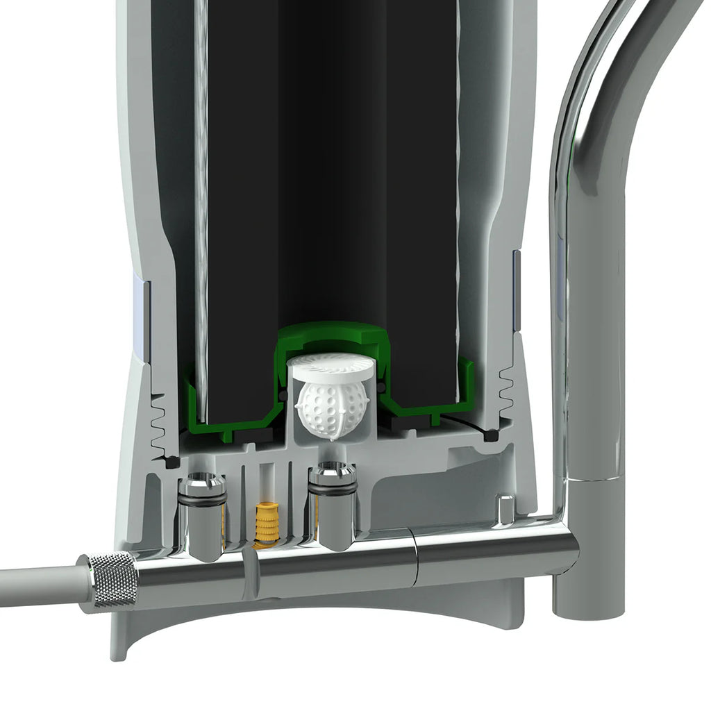 2025 SANUNO Grande – Filtro de agua para fregadero en set completo con cartucho NFP Premium y gran capacidad