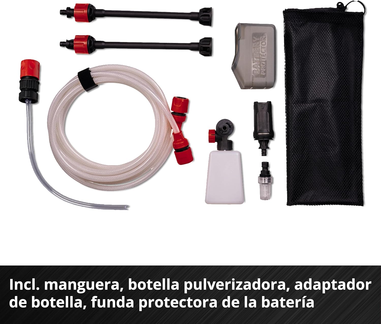 Einhell Pressure Washer Gun with HYPRESSO 18/24.1 Power X-Change Battery (18 V, 24 Bar, Mobile Cleaning and Watering, 240 L/h, Incl. Accessories, Without Battery or Charger)