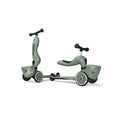 2025 Patinete Scoot & Ride Highwaykick 1 Lifestyle 2-en-1 con Asiento, para Niños de 1 a 5 Años, Diseño con Compartimento de Almacenamiento