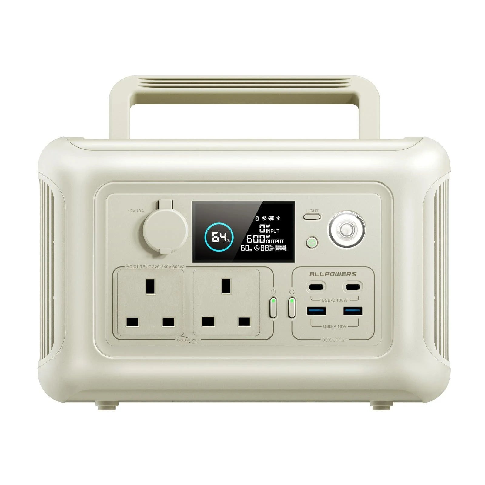 Estación de energía portátil ALLPOWERS R600 | 299Wh 600W