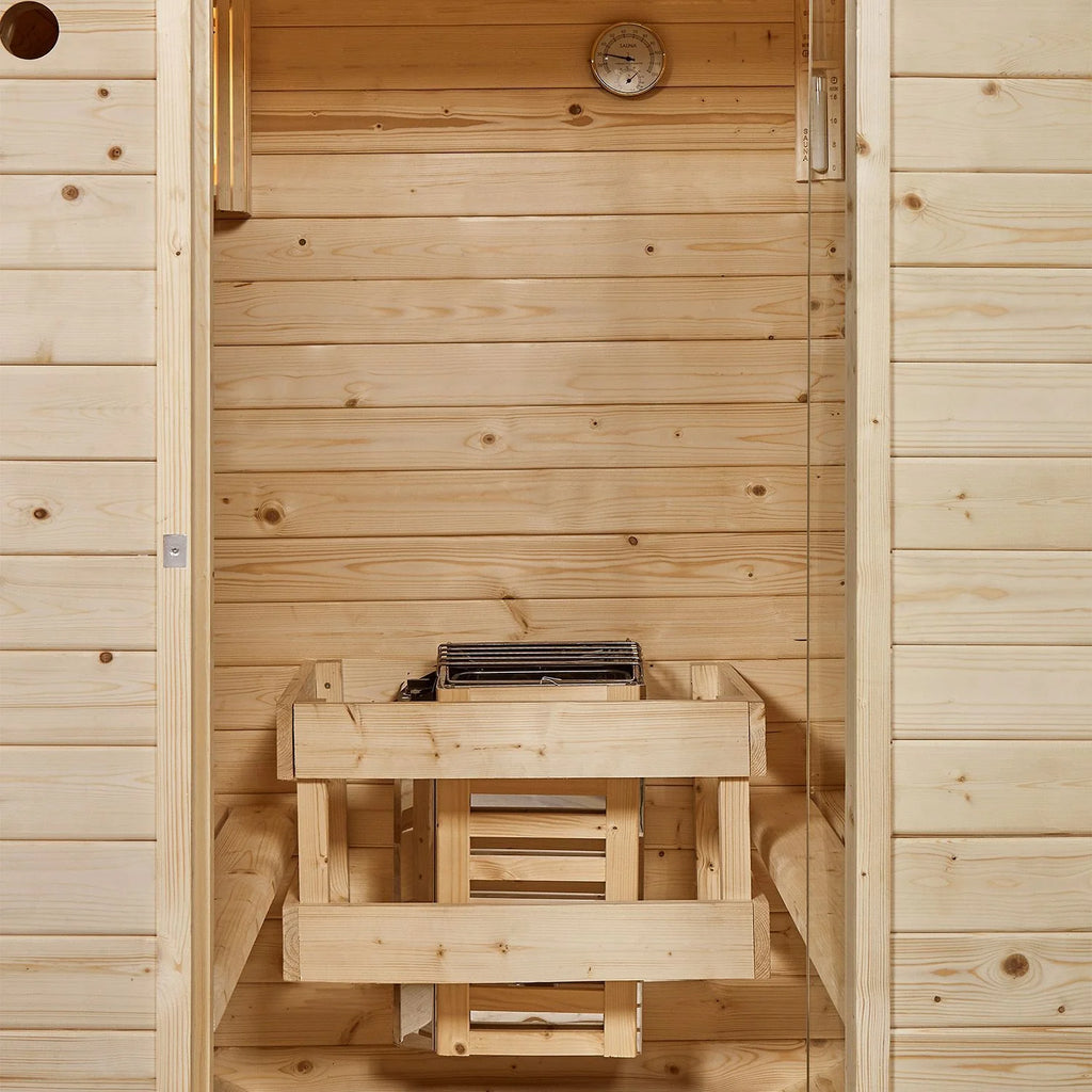 2025 Sauna barril Spitzbergen con estufa de sauna