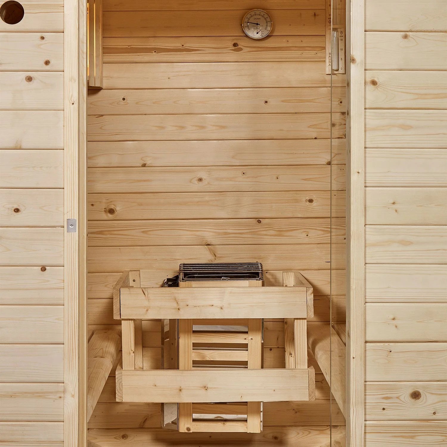 2025 Sauna barril Spitzbergen con estufa de sauna