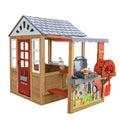 2025 Casa de Juegos KidKraft Grill & Chill Pizza Party de Madera para Exteriores
