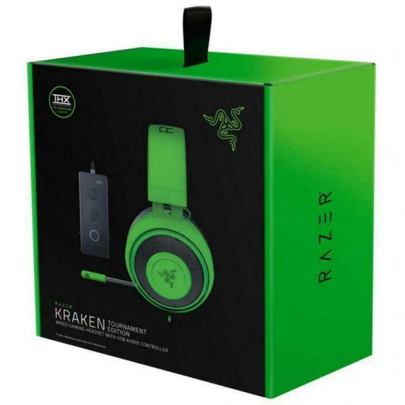 2025 Audifonos Razer Gamer Kraken Green Tournament Edition Usb 7.1