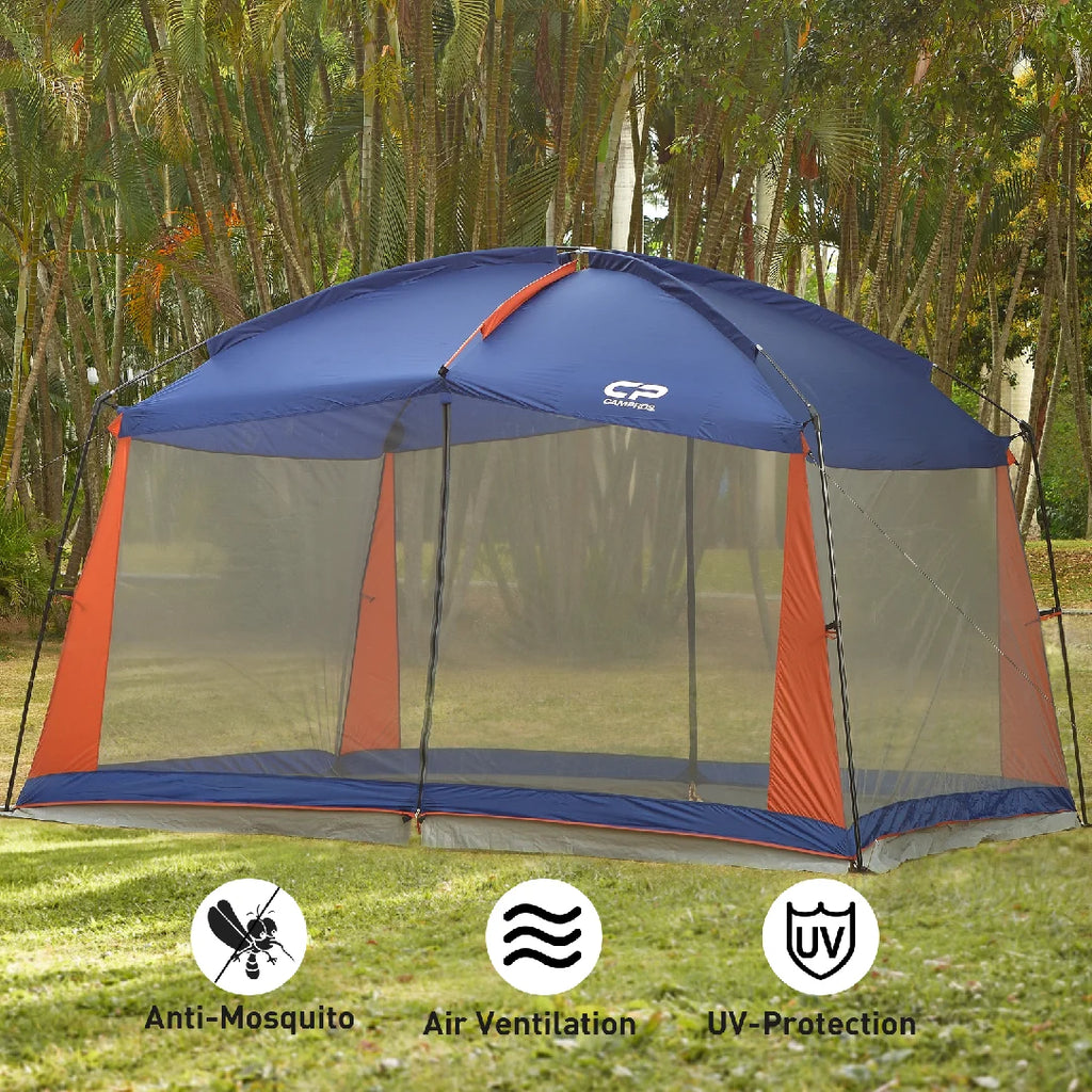 2025 Campros Screen House Room tienda de sombra 12' x 10', azul.