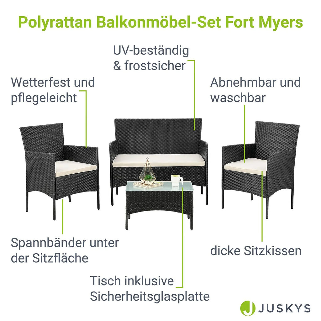 2025 Conjunto de salón de poliratán Fort Myers