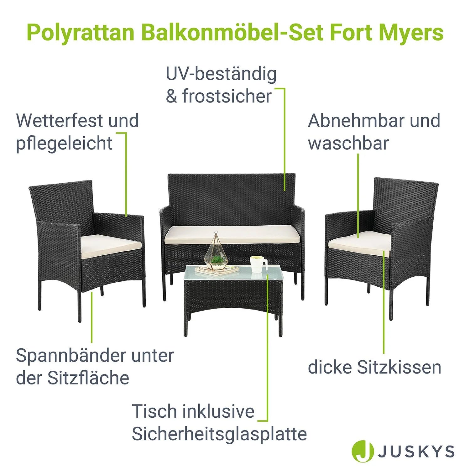 2025 Conjunto de salón de poliratán Fort Myers