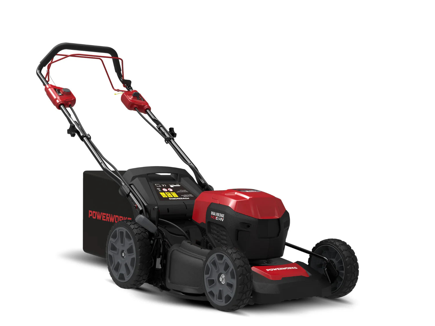 2025 Cortacésped inalámbrico Powerworks PD48LM46SP 48 V, 46 cm, sin batería ni cargador, compatible con Cramer 48 V