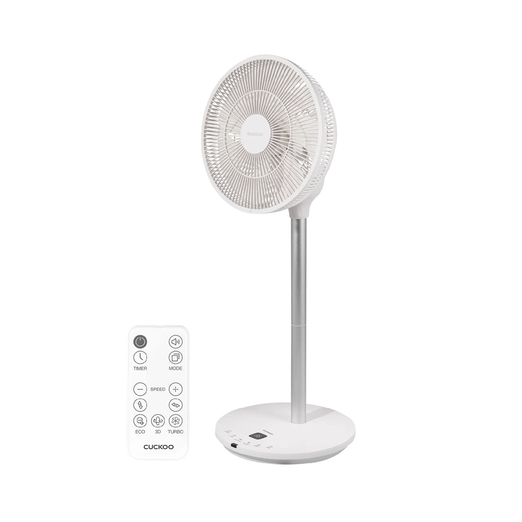 2025 Ventilador Circulador de Aire Rotativo 360° (CF-AC1410WH), Ventilador de Pie con 12 Velocidades