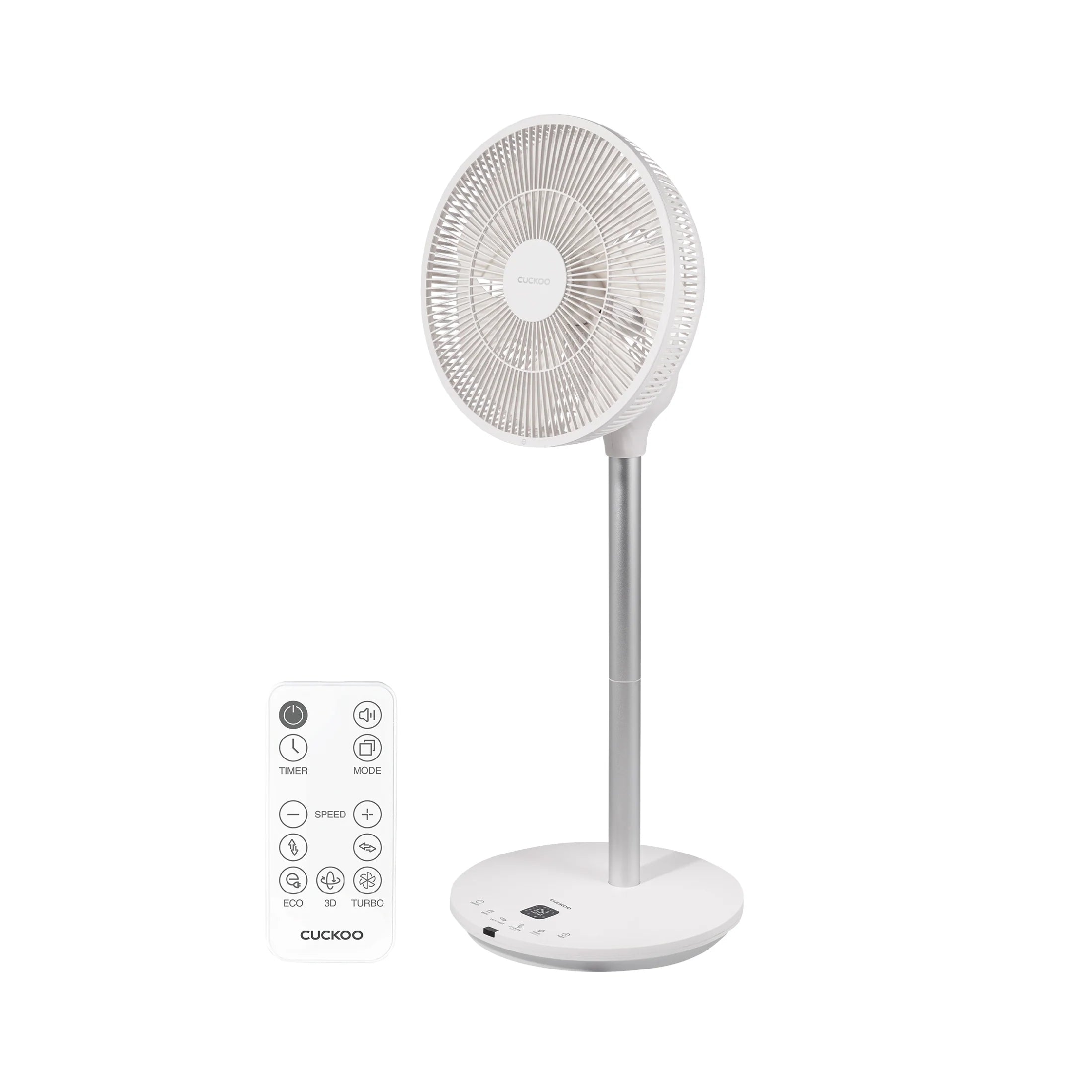 2025 Ventilador Circulador de Aire Rotativo 360° (CF-AC1410WH), Ventilador de Pie con 12 Velocidades