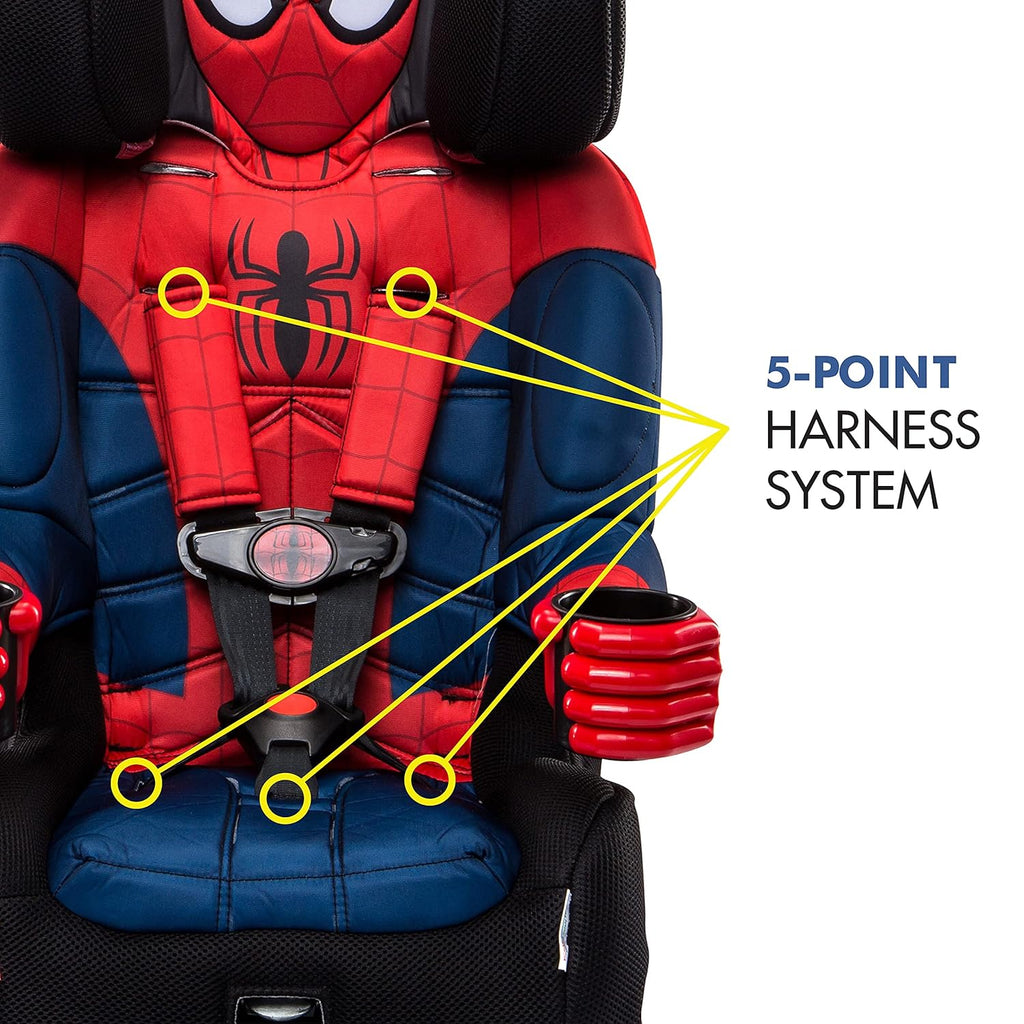2025 Asiento infantil KidsEmbrace Marvel Spider-Man 2 en 1 con LATCH y Arnés Ajustable  ¿Quieres que te haga también una versión un poco más corta o más detallada?