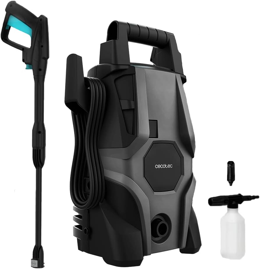 Cecotec HydroBoost 2400 AdvanceClean High Pressure Washer. 2400W, Home, Garden or Car, Flow Rate of 480l/h, 180 Pressure Bars, Aluminium Pump, Action Radius 14 m