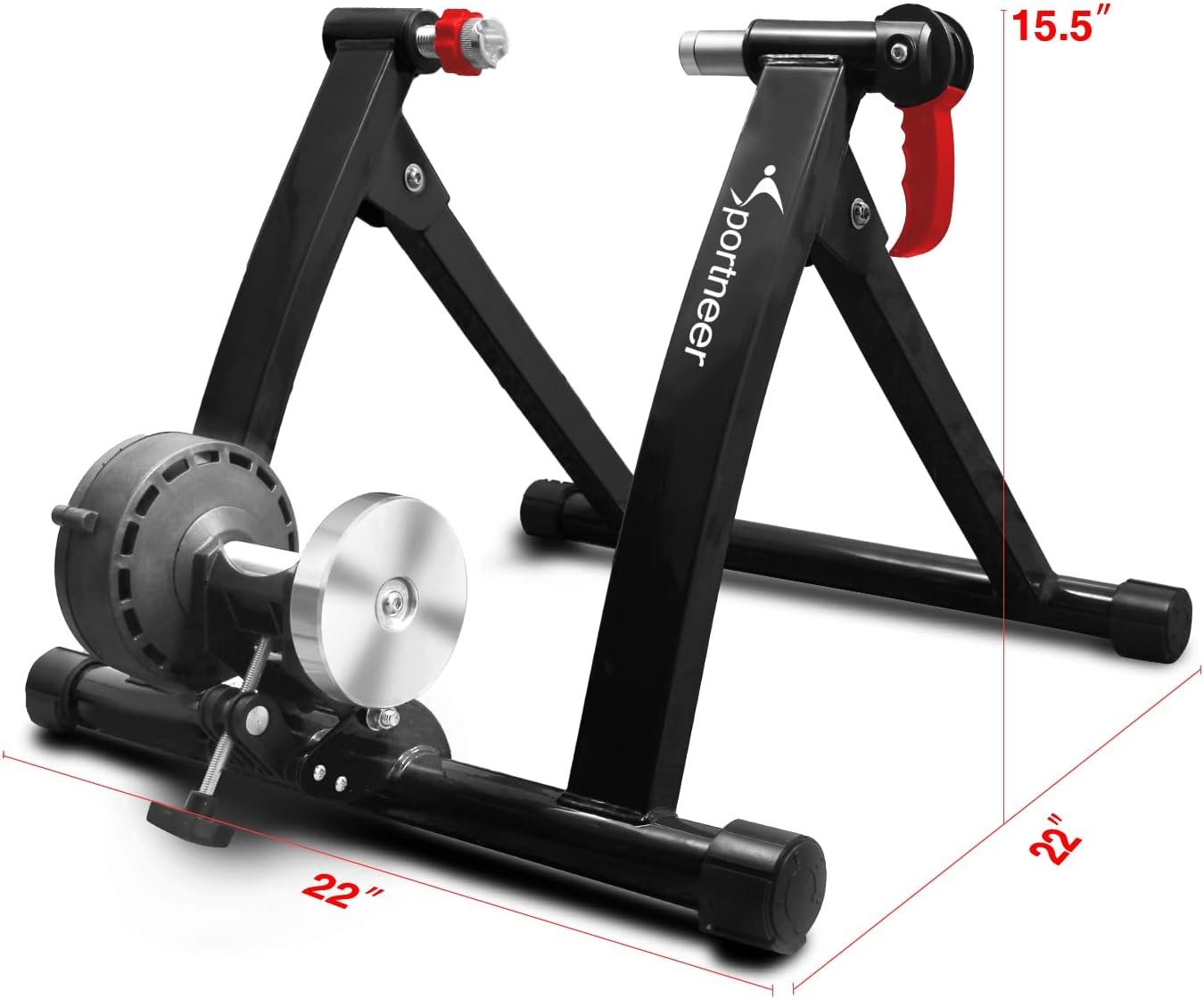 2025 Soporte de Entrenamiento para Bicicleta en Interiores - Sportneer Soporte Magnético Estacionario con Reducción de Ruido y 6 Niveles de Resistencia Ajustables