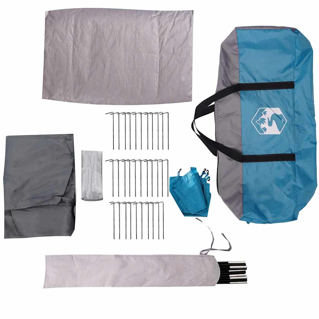 2025 Tienda de campaña iglú para 4 personas impermeable azul V8049