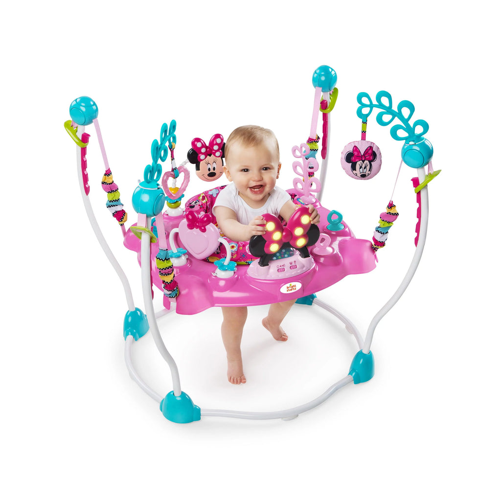 Andador de actividad Disney Baby Minnie Mouse Bright Start con luces y melodías, para niños a partir de 6 meses