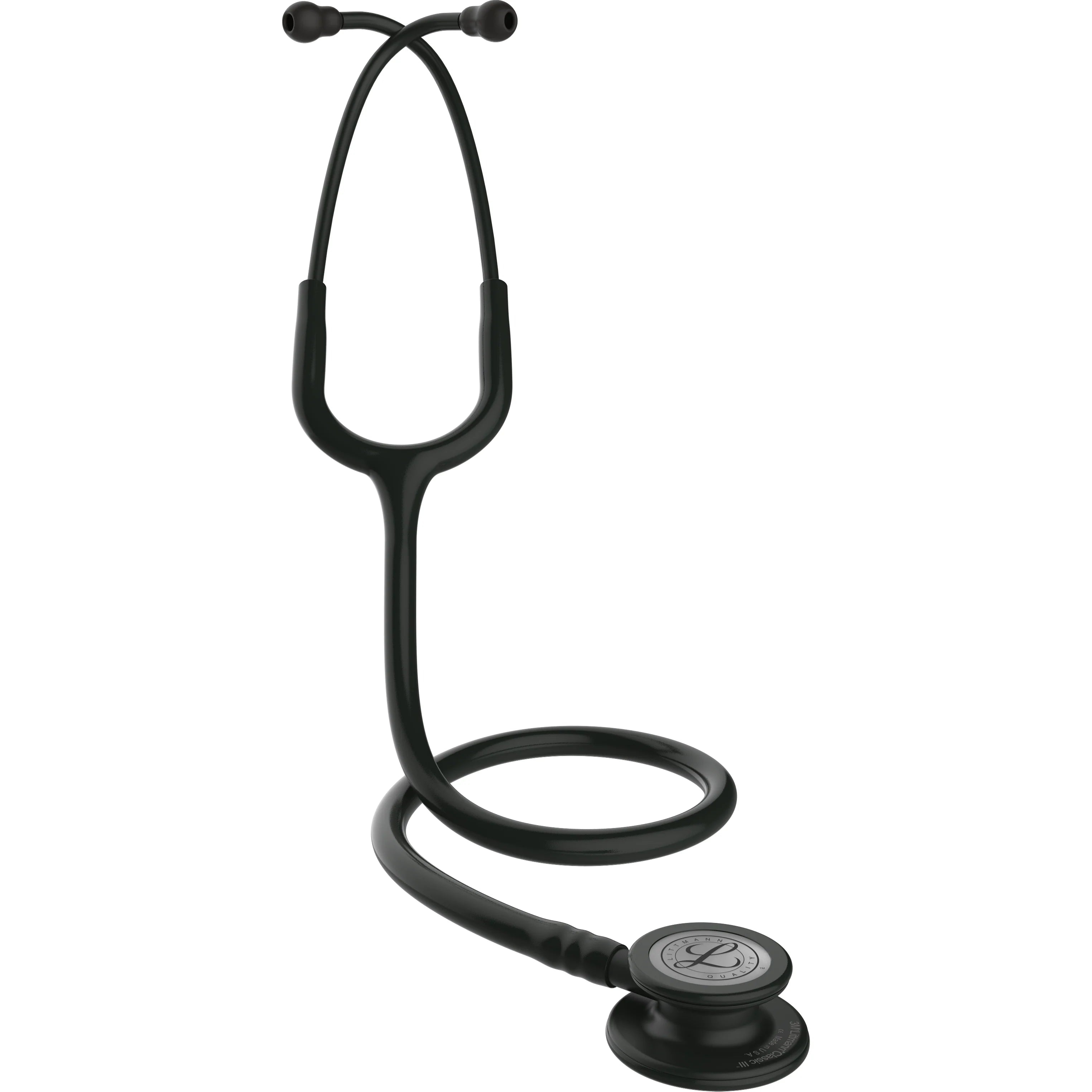 2025 Estetoscopio de Monitoreo Littmann Classic III: Todo Negro 5803 - Grabado adicional