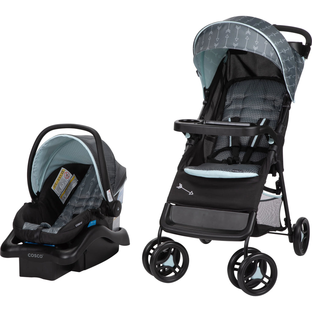 2025 Cosco Kids Lift & Stroll DX Sistema de viaje, flechas grises, para niños pequeños, unisex