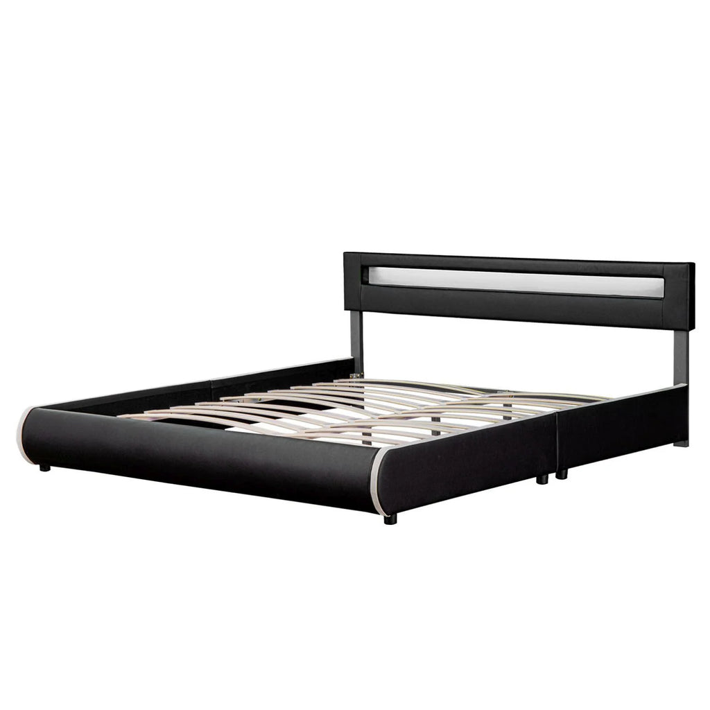 2025 Cama tapizada Sevilla 140x200 cm en blanco