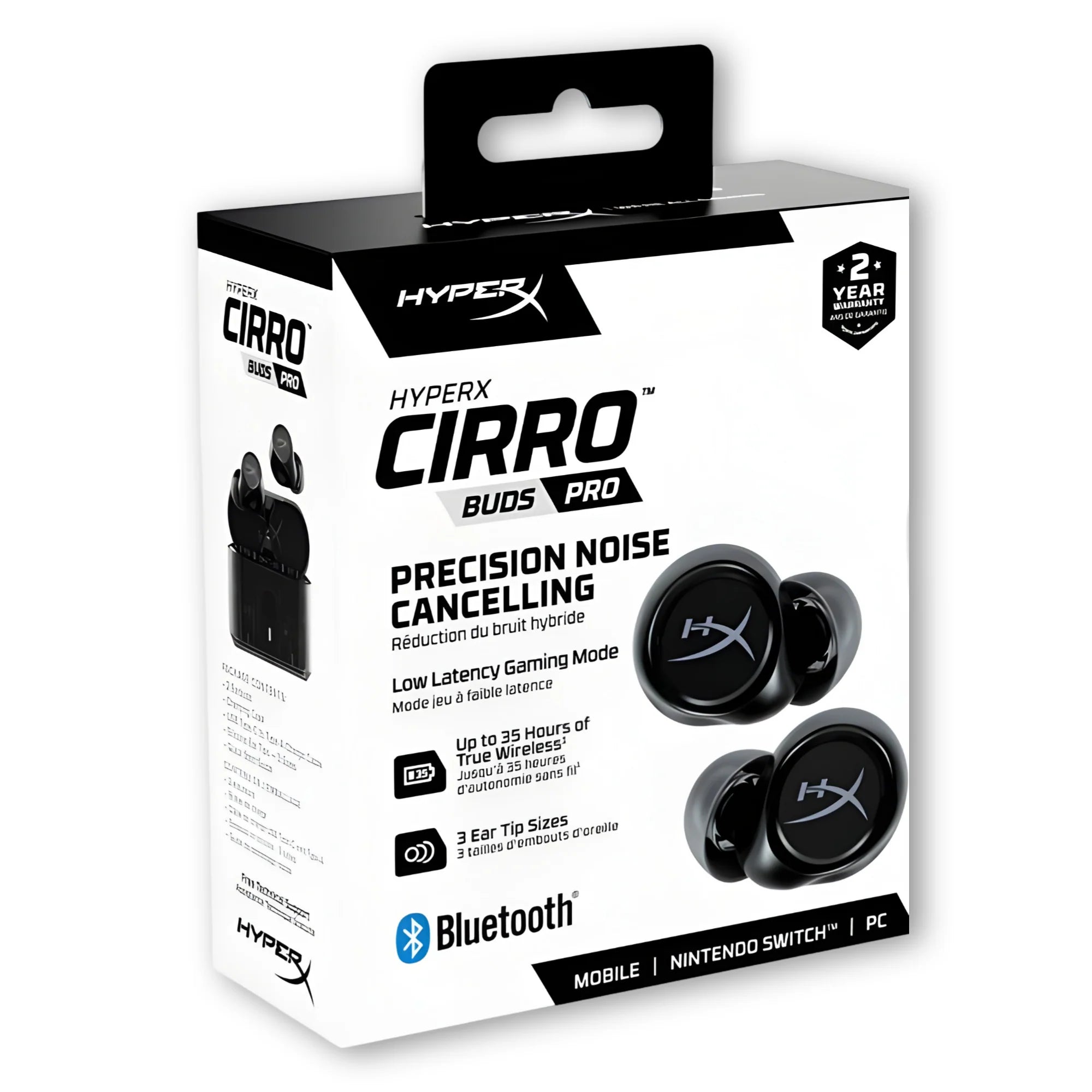 2025 Audífonos HyperX In Ear Cirro Buds Pro TWS Edición Black