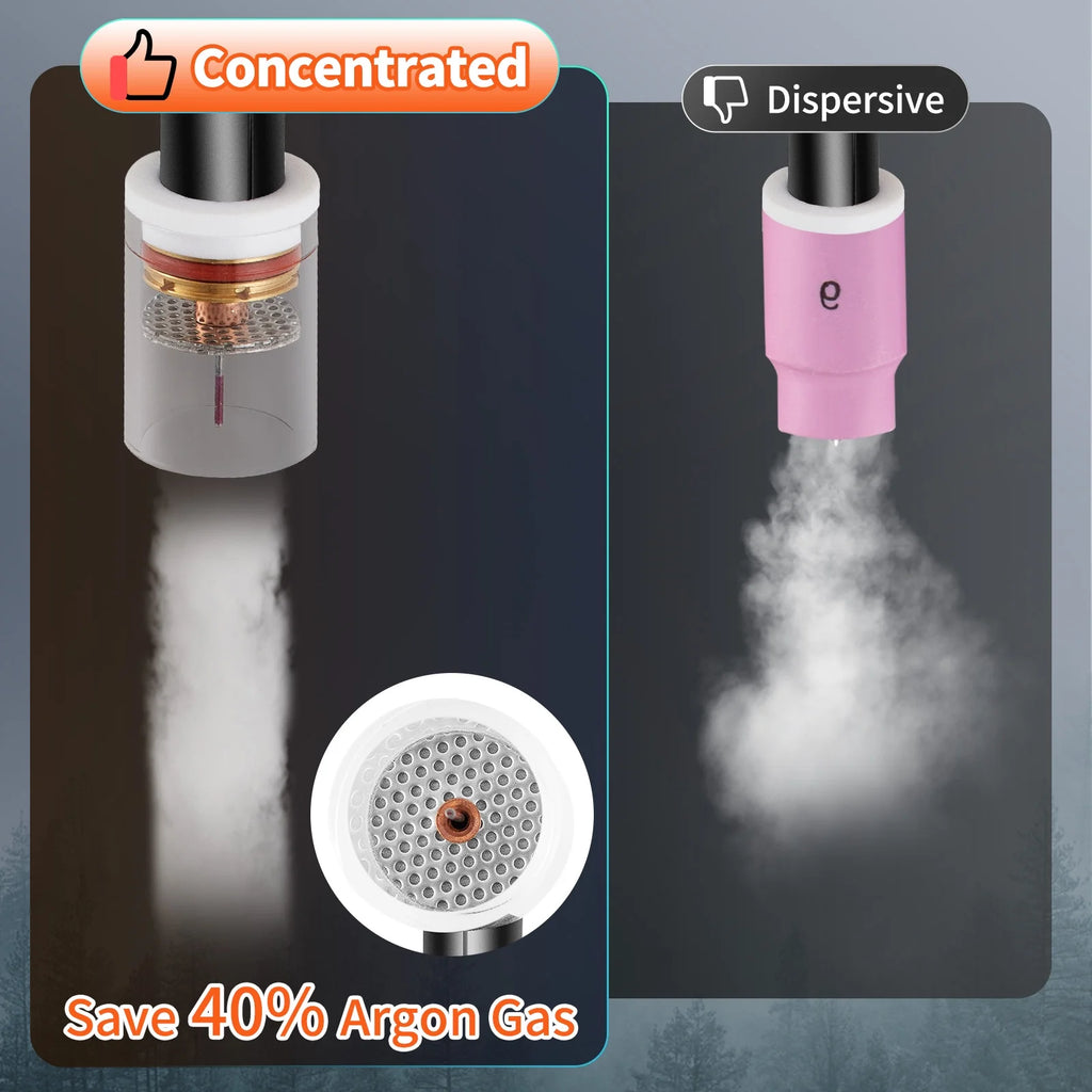 2025 Soldadora TIG VEVOR 210A 110/220V bi-tensión 3-en-1 con pulso, inversor IGBT y antorcha – soldadura TIG/MIG/MMA y limpieza para acero inoxidable, hierro, cobre y níquel