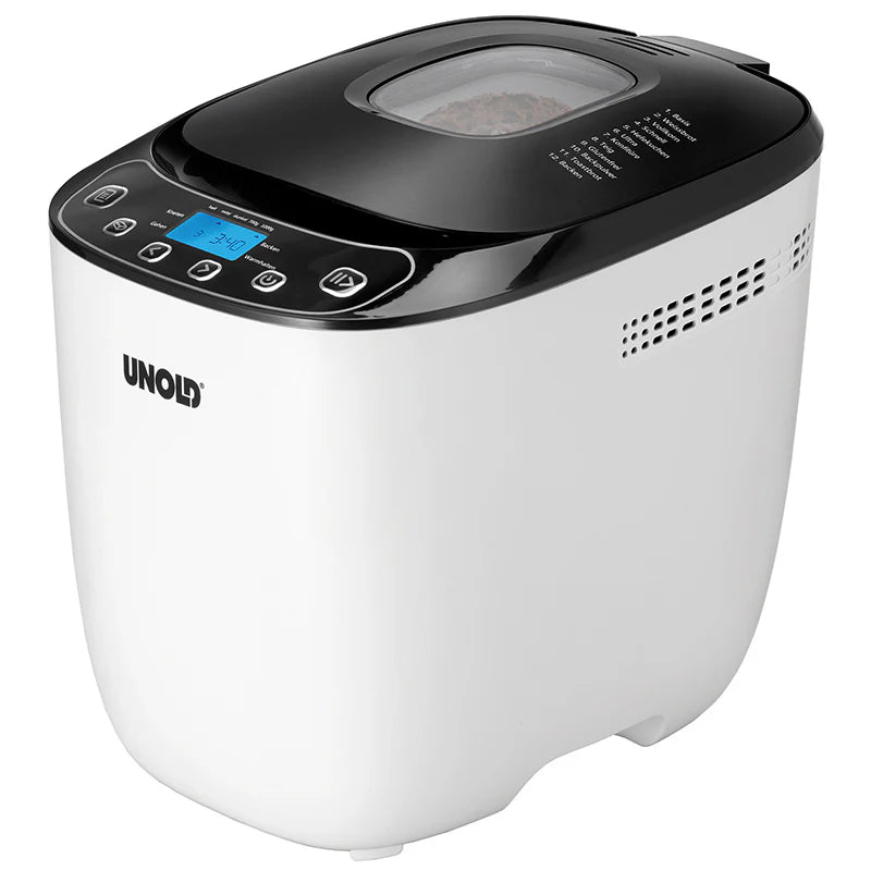 2025 Máquina de pan Unold 68010 Backmeister® Design 550 W con 12 programas y capacidad de 1.000 g