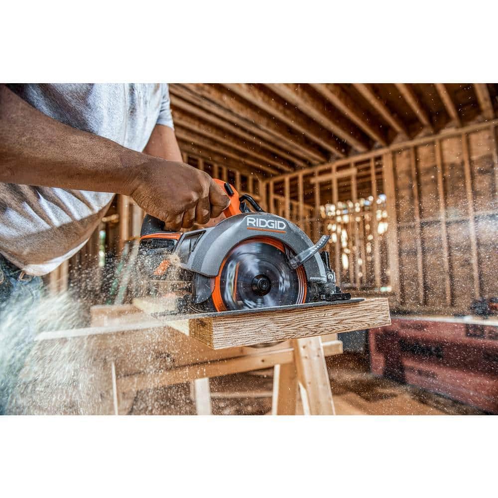 2025 RIDGID Kit Combo 18V sin escobillas de 9 herramientas con (2) baterías de 2.0 Ah y (1) batería de 4.0 Ah, cargador y bolsa para herramientas R96265N
