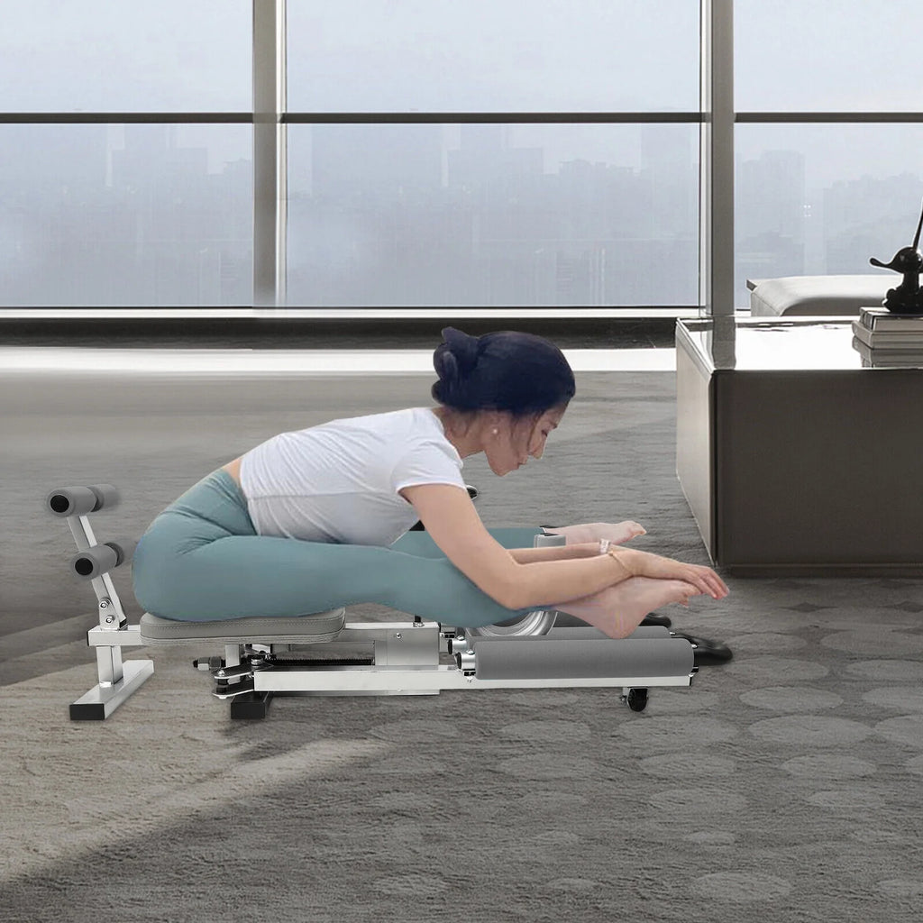 Máquina profesional de estiramiento de piernas Miu Meow (149 kg), dispositivo sólido para mejorar la flexibilidad, equipo de ejercicio para estocadas, ideal para yoga y gimnasio en casa.