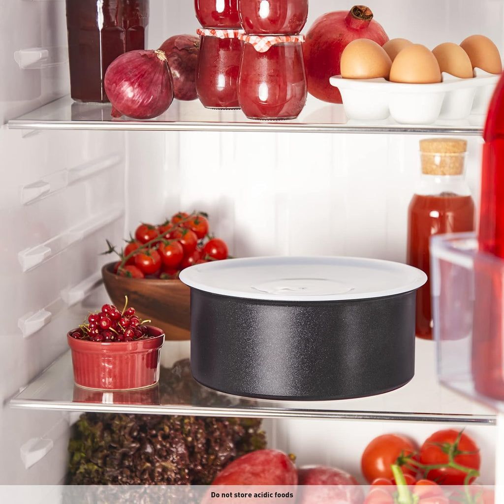 Tefal Ingenio Unlimited On - Juego de 3 Cazos 16/18/20 cm + Mango extraíble | Apto inducción, antiadherentes, revestimiento titanio, Thermo-signal, sin PFOA, apto lavavajillas y horno