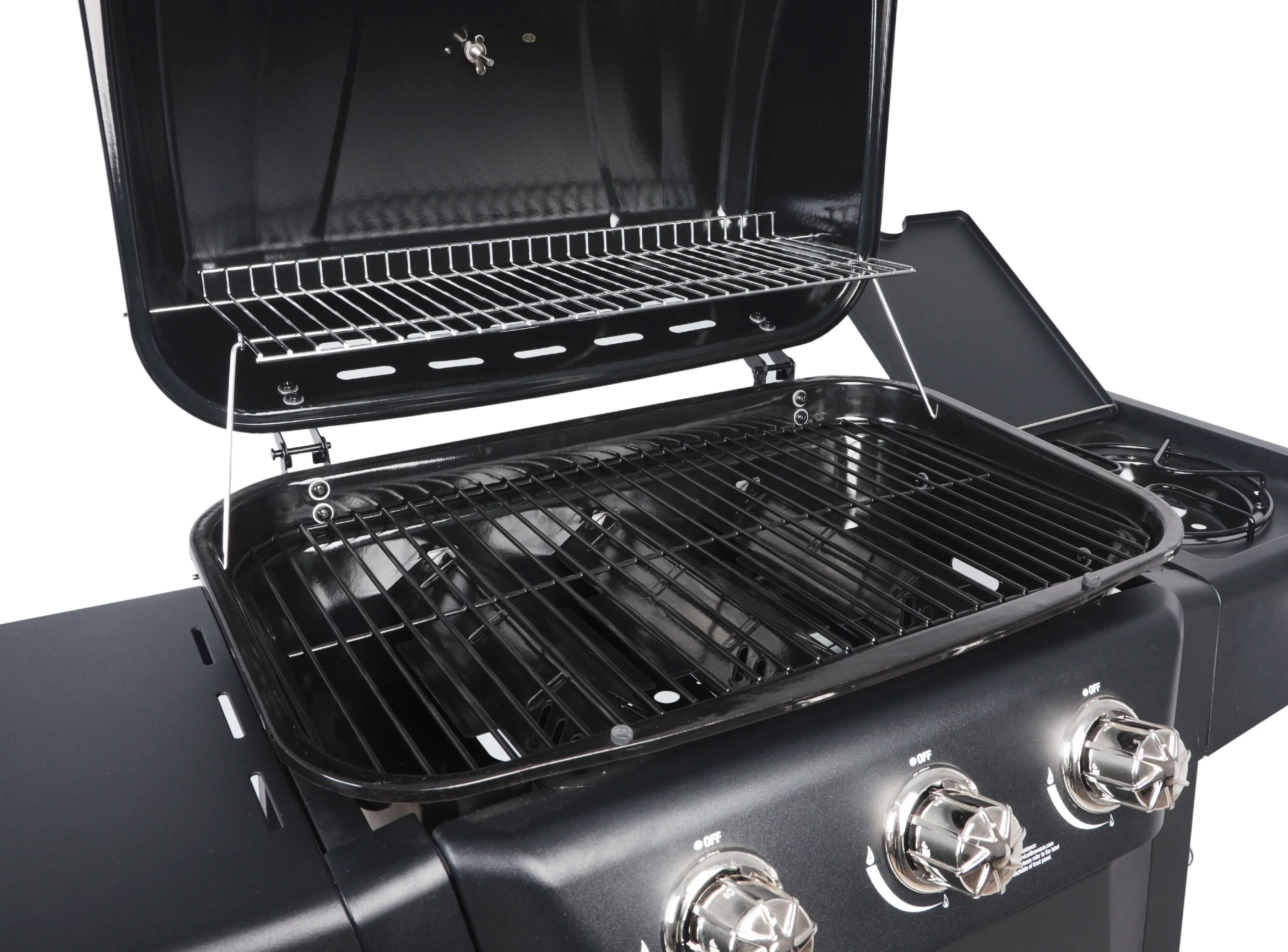 2025 Parrilla a gas RevoAce de 3 quemadores con quemador lateral, color azul zafiro, modelo GBC1729WBS, nueva