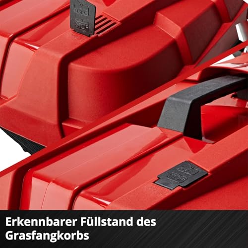 2025 Cortacésped a batería Einhell GE-CM 18/33 Li-Solo Power X-Change (18 V, ancho de corte 33 cm, hasta 200 m², motor brushless, bolsa de recogida 30 L, altura de corte 25-65 mm, sin batería)