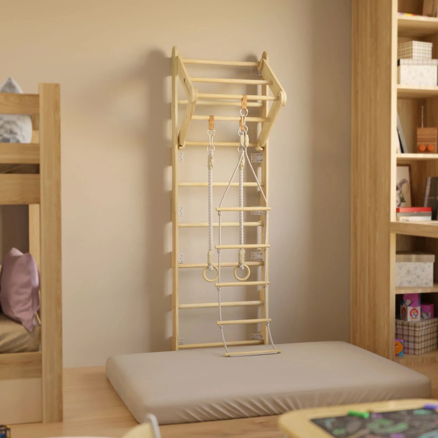 2025 Escalera de Pared para Niños – ¡Aventura y Diversión en Casa!