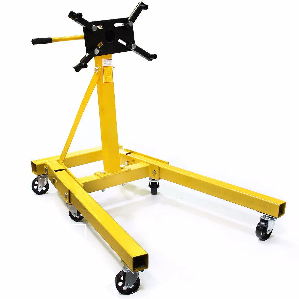 2025 Soporte de motor plegable con carrito, capacidad de 2000 lb, grúa móvil para reparaciones automotrices