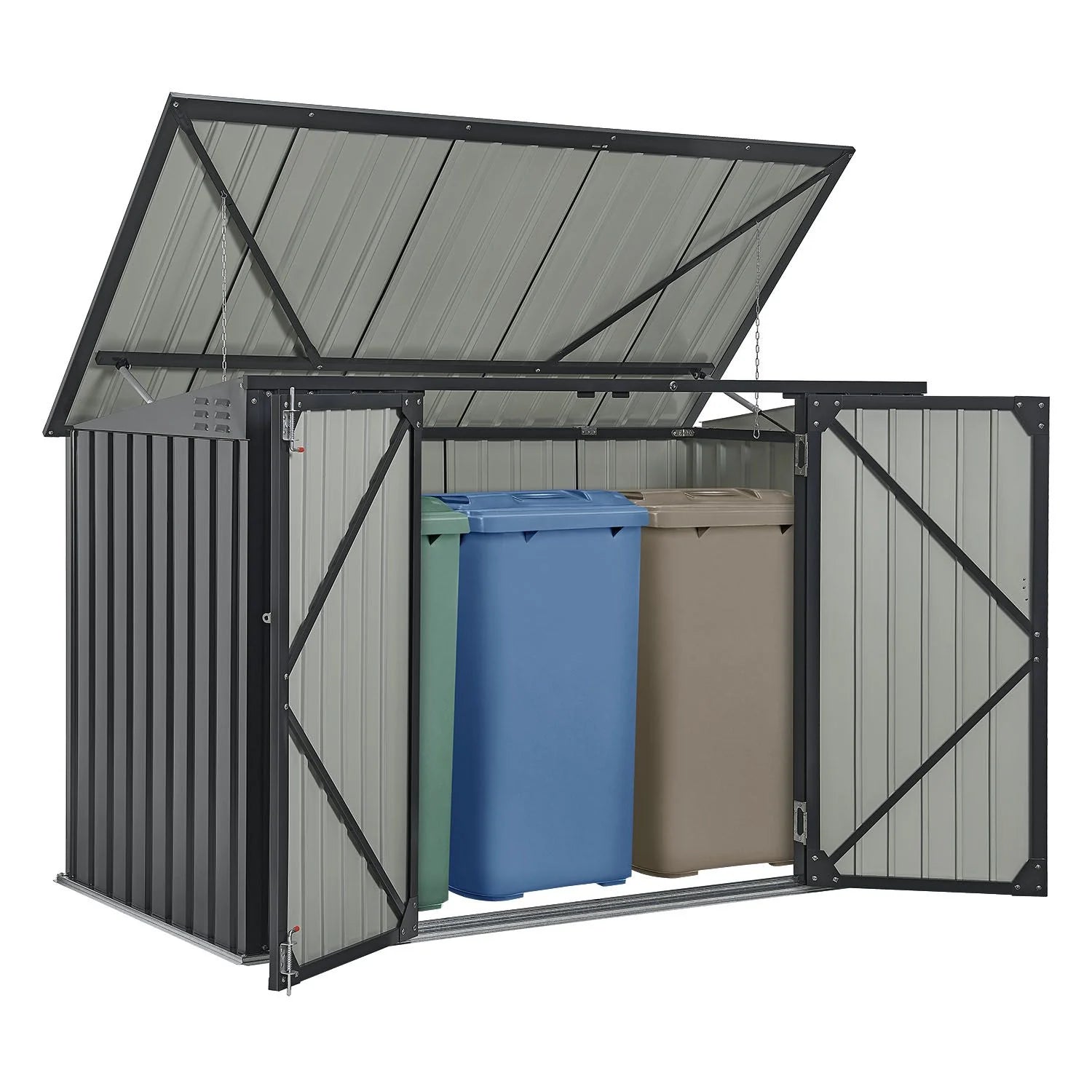 2025 Cofre para cubos de basura Namur 1,9 m²