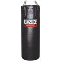 Saco de boxeo Ringside de cuero suave con acolchado – 65 lb, negro