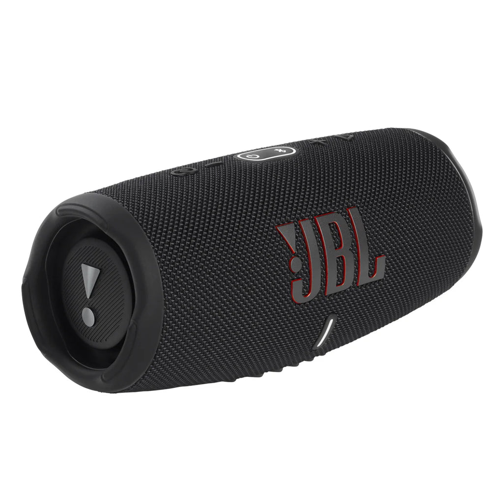 2025 Altavoz Bluetooth portátil resistente al agua JBL Charge 5 con Powerbank – Par (Negro/Teal)