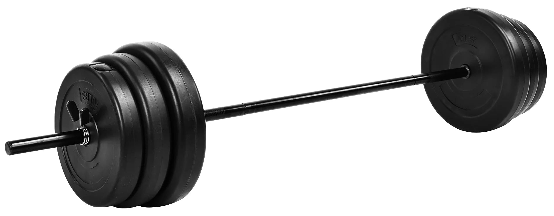 Fitvids Complete Workout Home Gym LX400 — Banco de musculación olímpico ajustable con soporte para sentadillas y pesas de 45 kg.