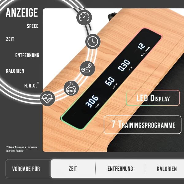 2025 Caminadora Walking Pad 4.2 – Diseño elegante en madera (0–6 km/h), compatible con aplicaciones