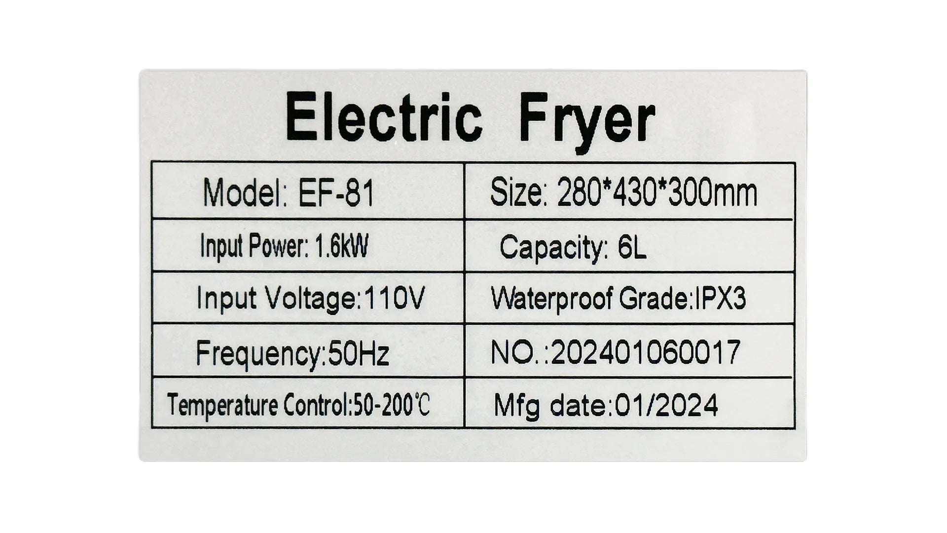 Freidora eléctrica de 1600 W, freidora de mesa de acero inoxidable con gran capacidad, freidora reforzada multifuncional, tanque único comercial de 2,5 galones