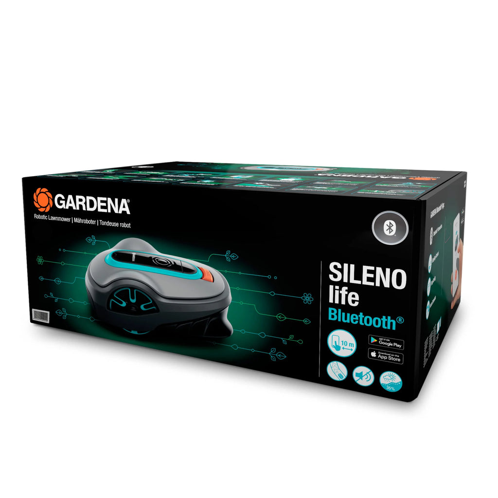 2025 Robot cortacésped Gardena SILENO minimo 350 m²: cortacésped inteligente con conectividad óptima, programable vía la aplicación Gardena Bluetooth (15208-47)