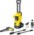 Kärcher K 3 Power Control pressure washer, pressure: 120 bar, flow rate: 380 l/h, yield: 25 m²/h, water filter, weight: 4.4 kg, high-pressure gun and hose, lance, turbo nozzle