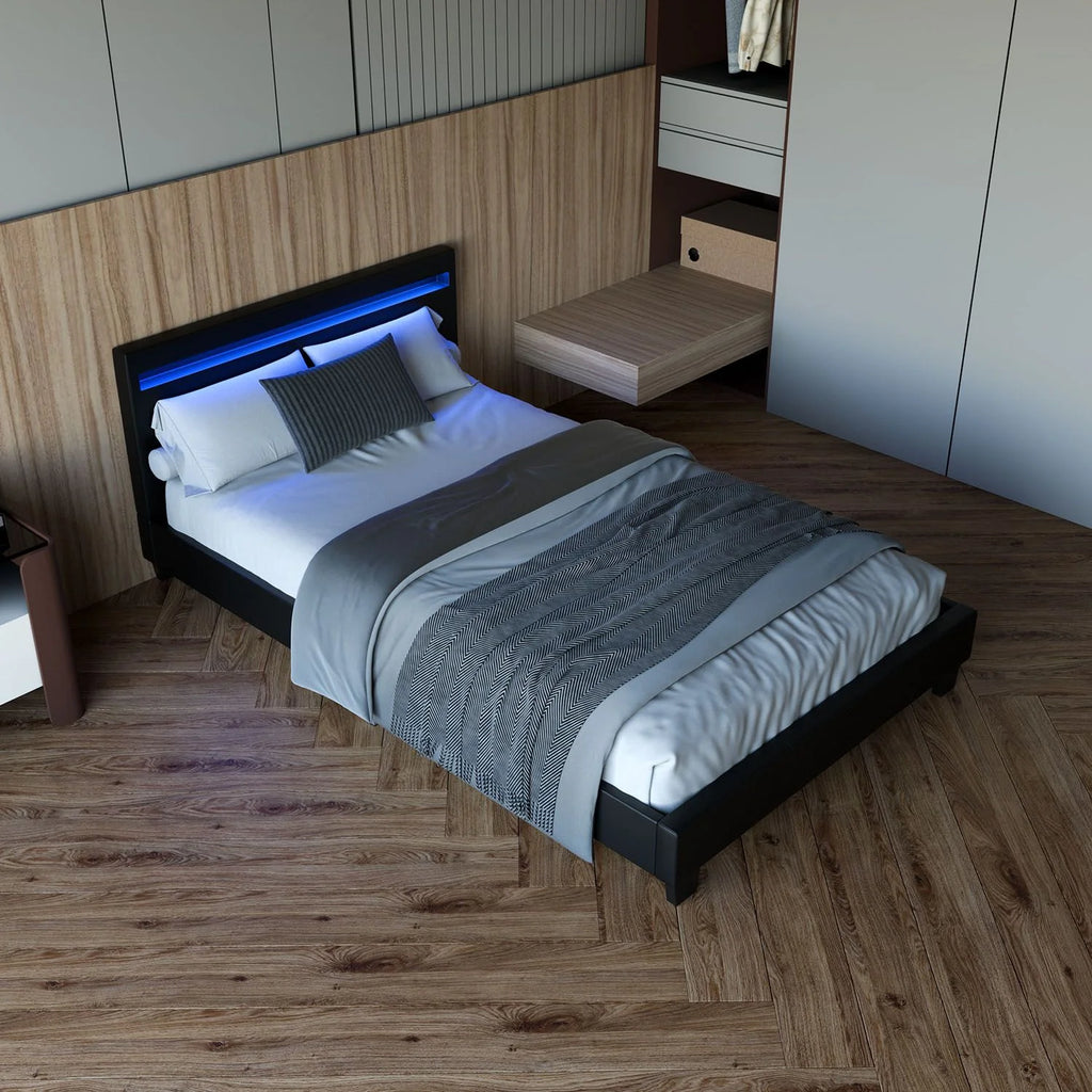 2025 Cama tapizada Verona 120x200 cm en blanco