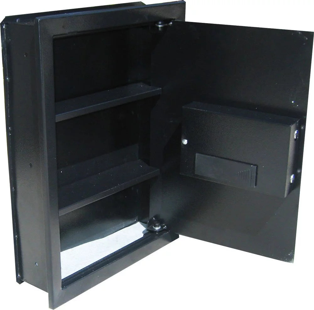 Caja fuerte electrónica empotrada con huella digital – integrada y oculta, adecuada para pistolas y dinero en efectivo