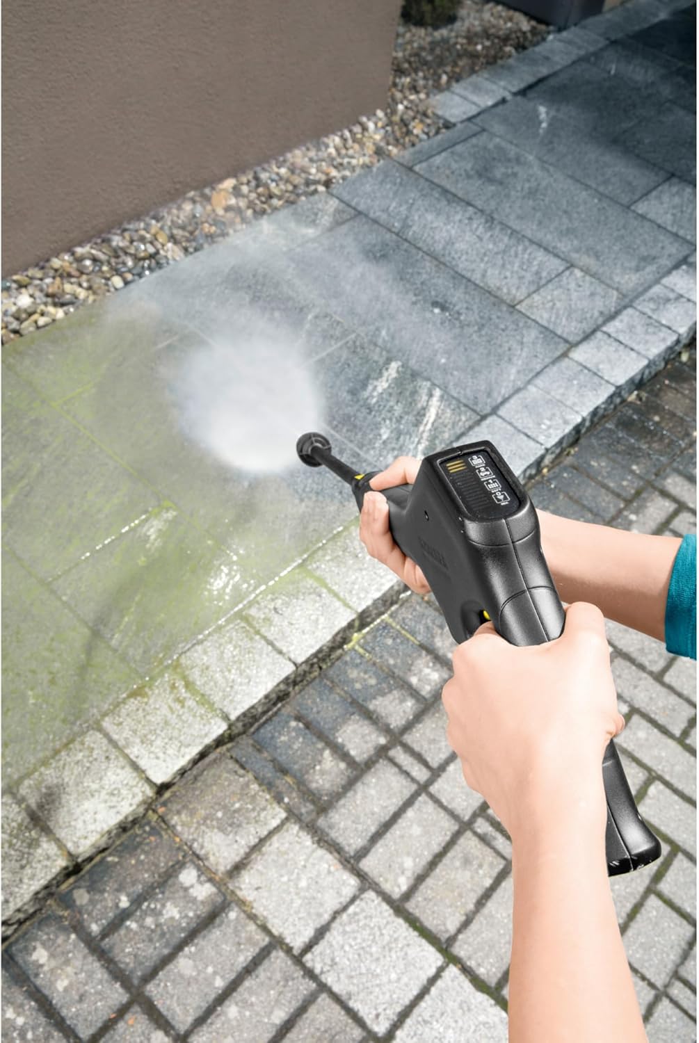 Kärcher K 3 Power Control pressure washer, pressure: 120 bar, flow rate: 380 l/h, yield: 25 m²/h, water filter, weight: 4.4 kg, high-pressure gun and hose, lance, turbo nozzle