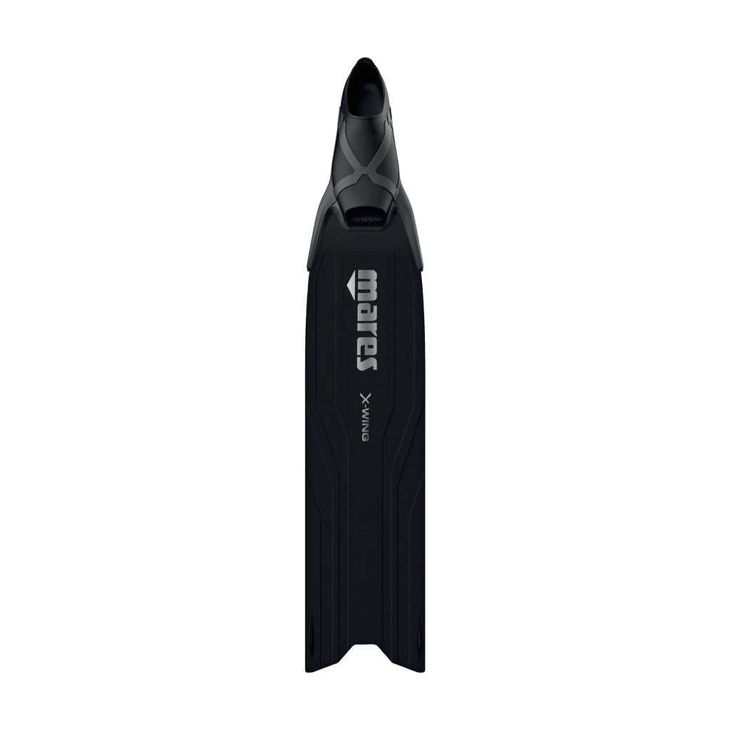 2025 Aletas de apnea X-Wing Pro – Inclinación de 30°, 19 cm de ancho, 71,3 cm de largo, pala cónica de elastómero, punta en V, pala intercambiable, uso pies descalzos